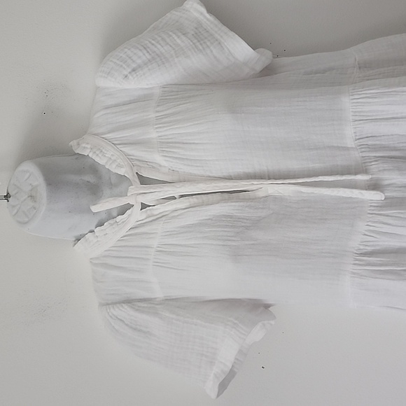 Honorine white Shirt Mini Dress Size XS - Picture 4 of 12